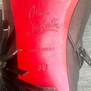 Authentic Louboutin short boots, goes great with dress or jeans